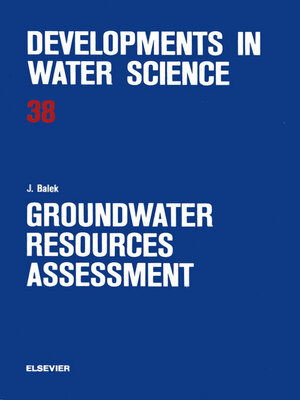 cover image of Groundwater Resources Assessment